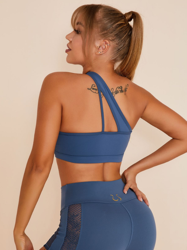 High Waist Sexy Mesh Yoga Suit