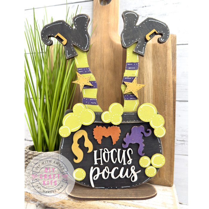 Hocus Witches Feet Cauldron DIY Kit