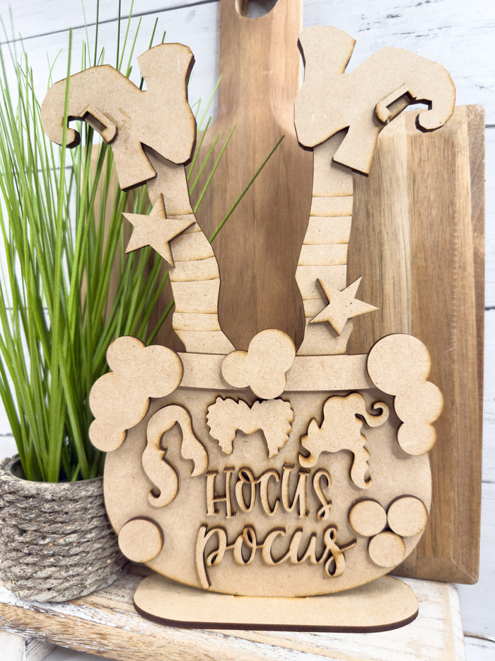 Hocus Witches Feet Cauldron DIY Kit