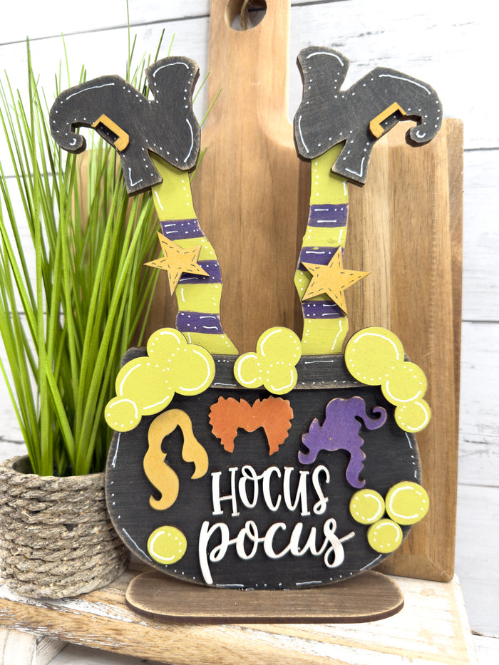Hocus Witches Feet Cauldron DIY Kit