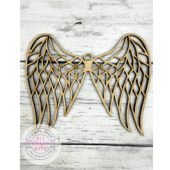 Hollow Angel Wings Ornament DIY