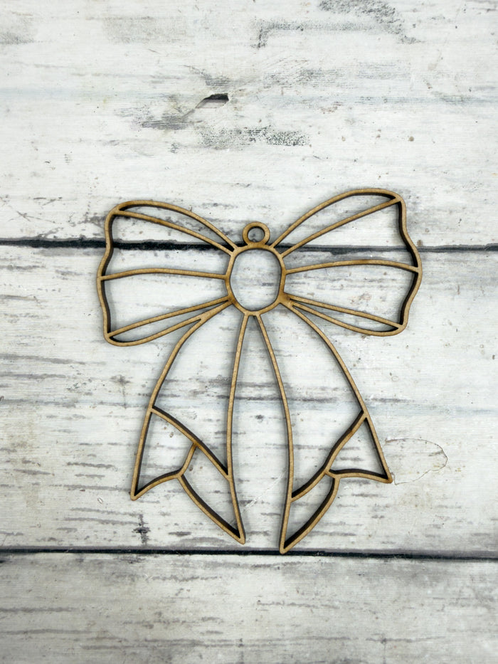 Hollow Bow Ornament DIY