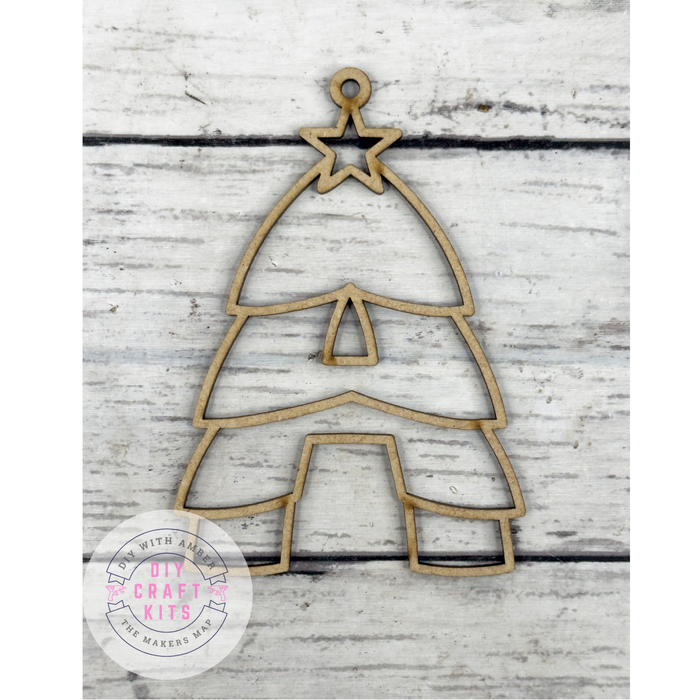 Hollow Letter A Ornament DIY