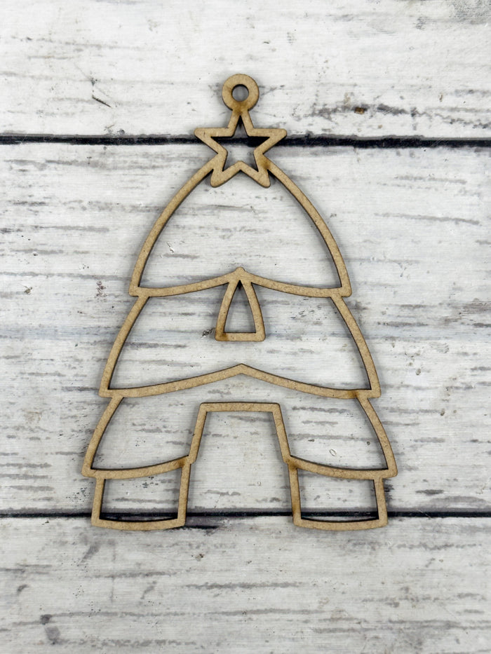 Hollow Letter A Ornament DIY