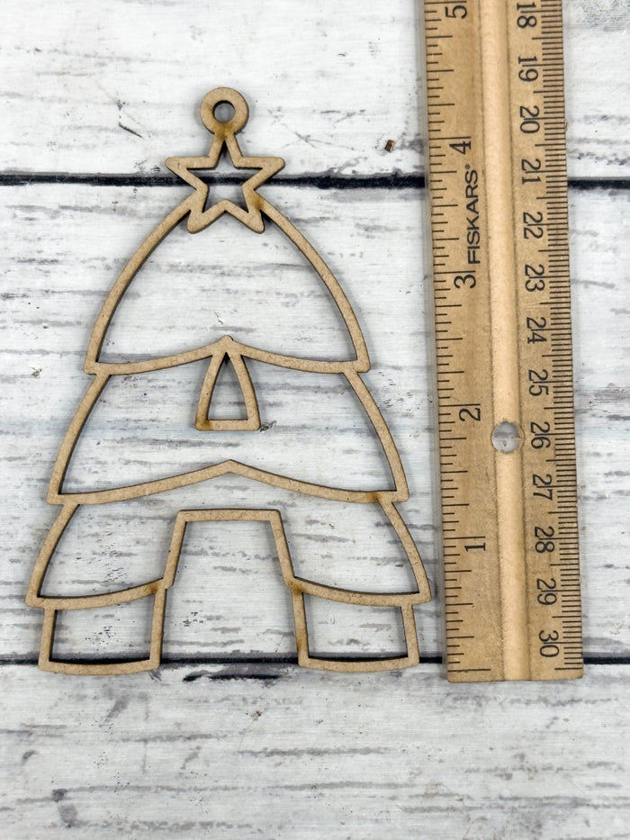 Hollow Letter A Ornament DIY