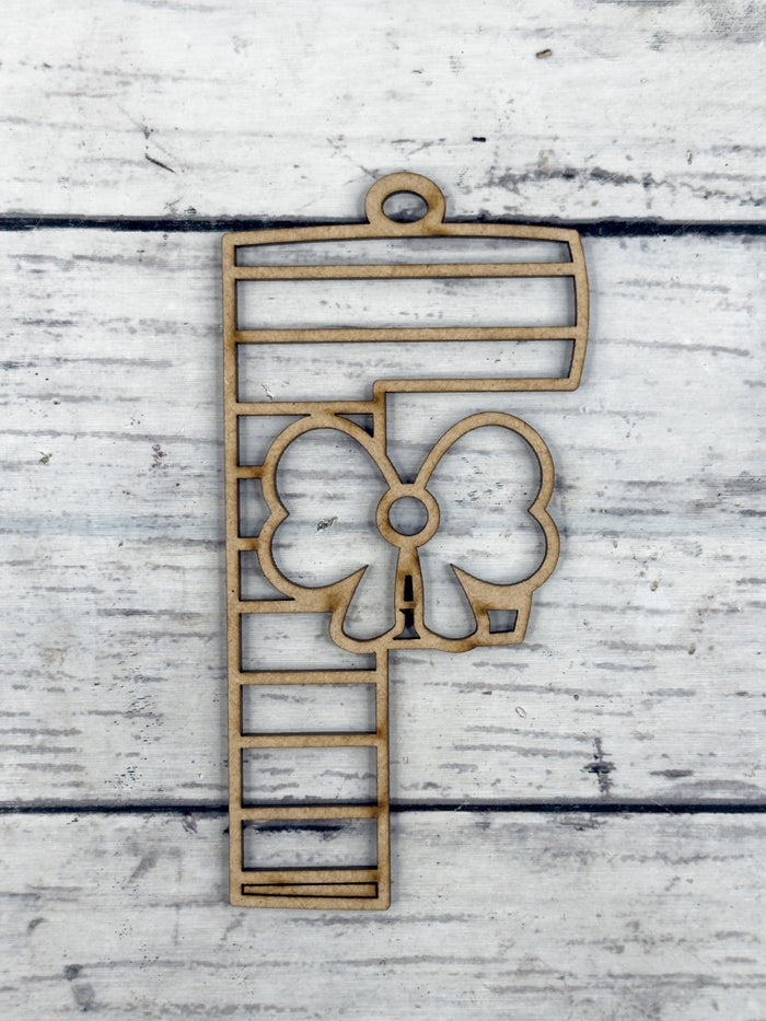 Hollow Letter F Ornament DIY