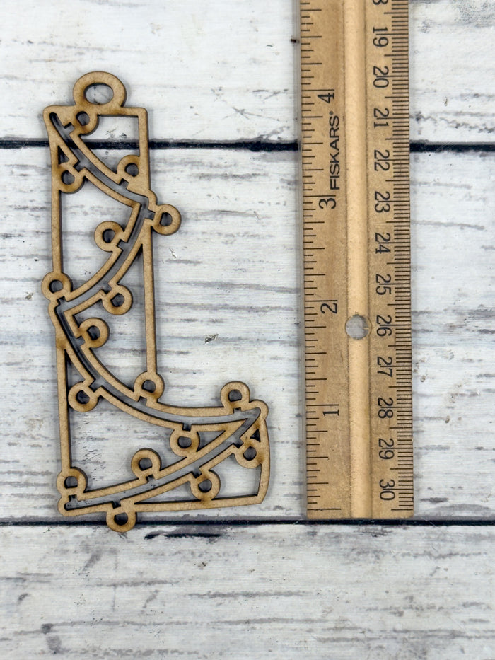 Hollow Letter L Ornament DIY