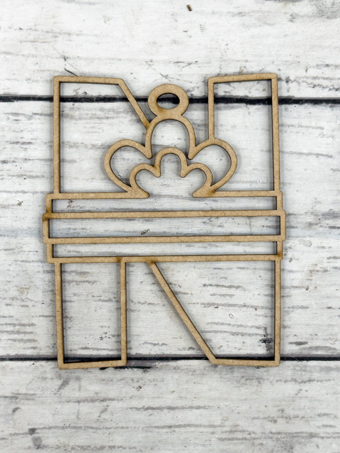 Hollow Letter N Ornament DIY