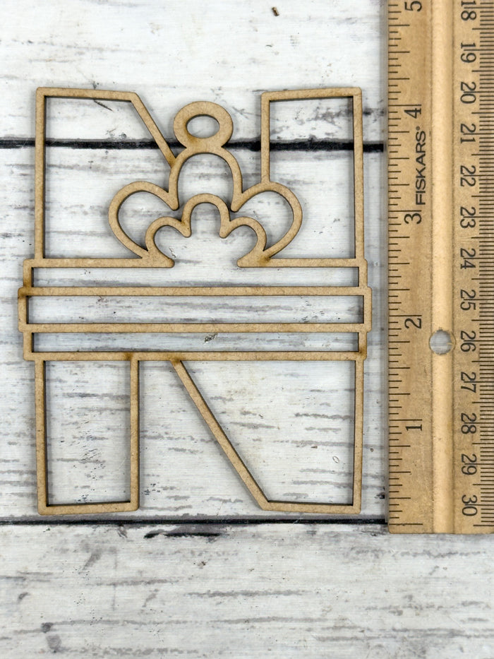 Hollow Letter N Ornament DIY