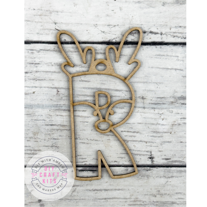 Hollow Letter R Ornament DIY