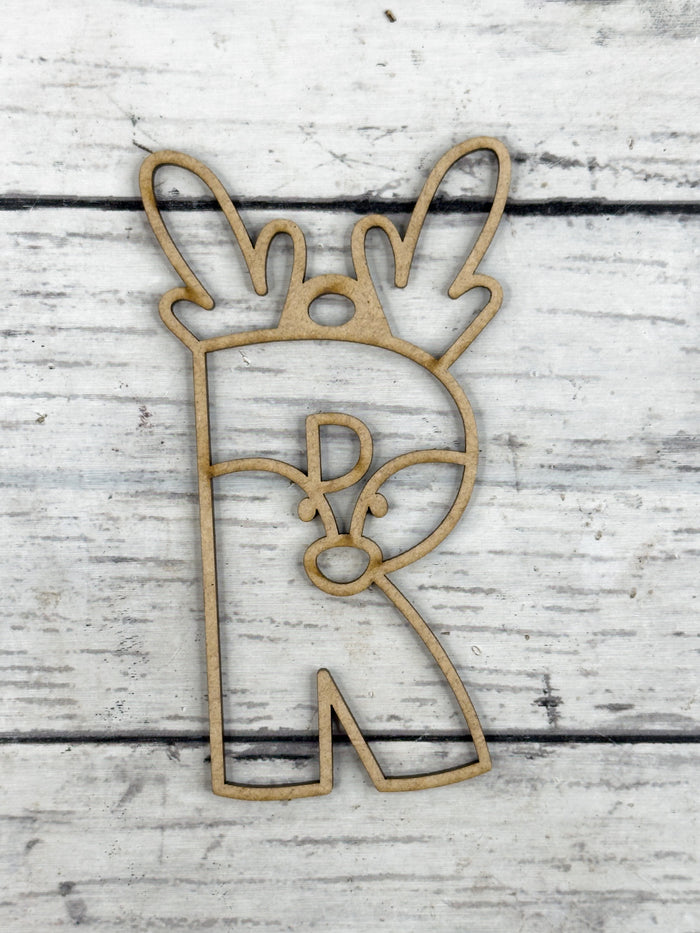 Hollow Letter R Ornament DIY