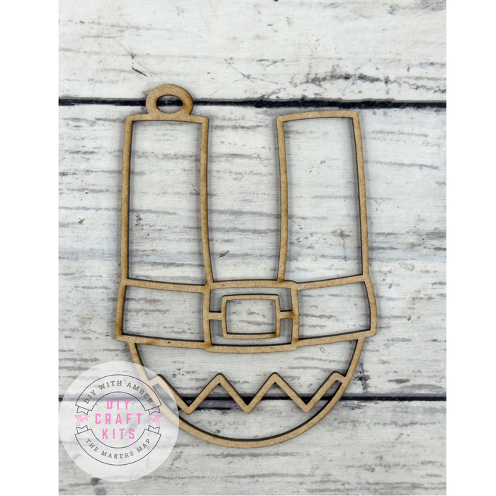 Hollow Letter U Ornament DIY