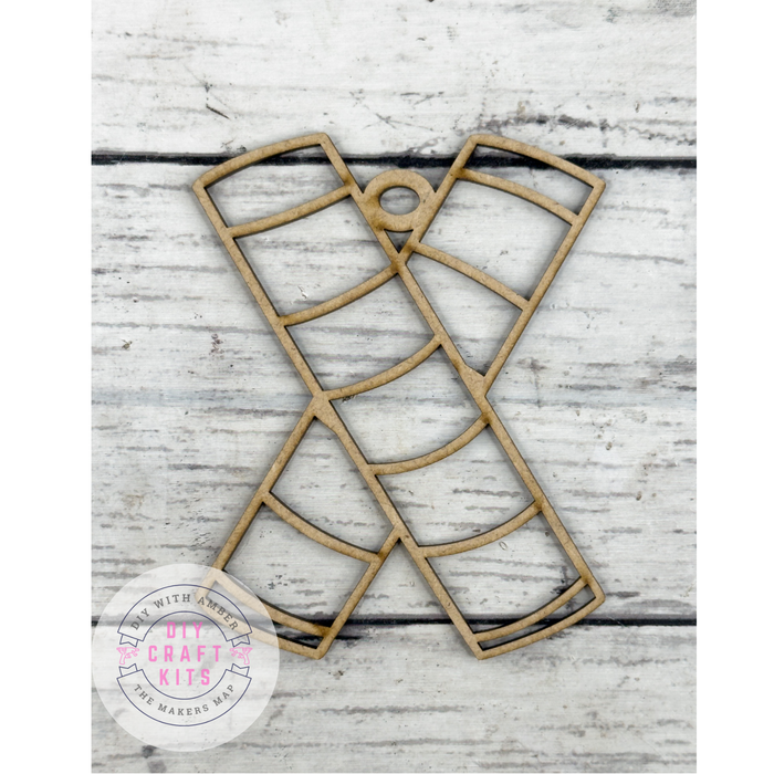 Hollow Letter X Ornament DIY