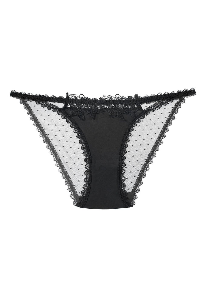 Hollow Out Mesh Dots Panties