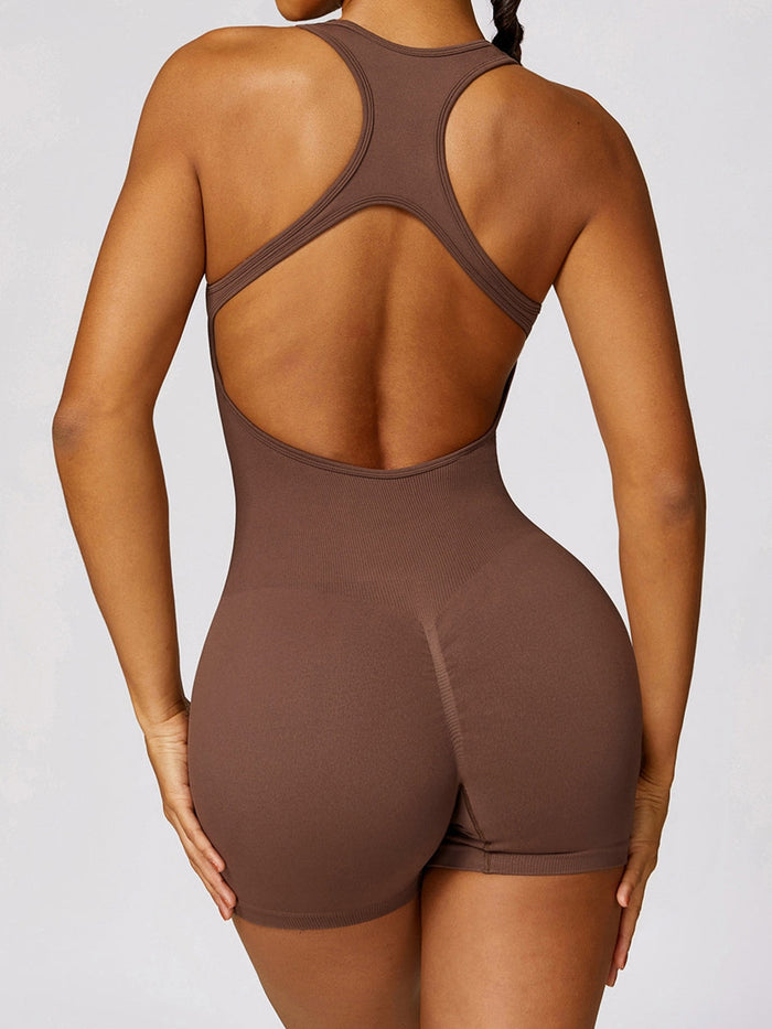 Hollow Out Sweat-absorbent Breathable Short Jumpsuit X ANECHKAANNN ⭐