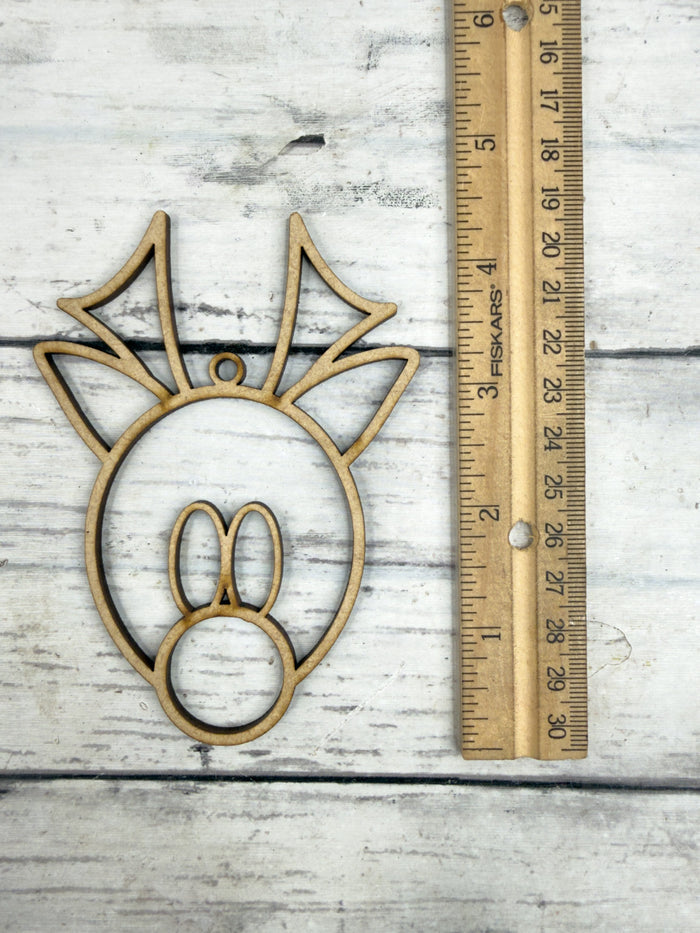 Hollow Reindeer Head Ornament DIY