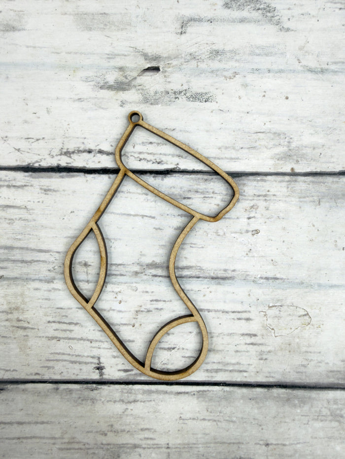 Hollow Stocking Ornament DIY
