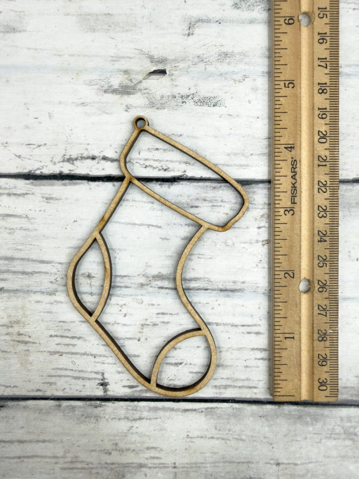 Hollow Stocking Ornament DIY