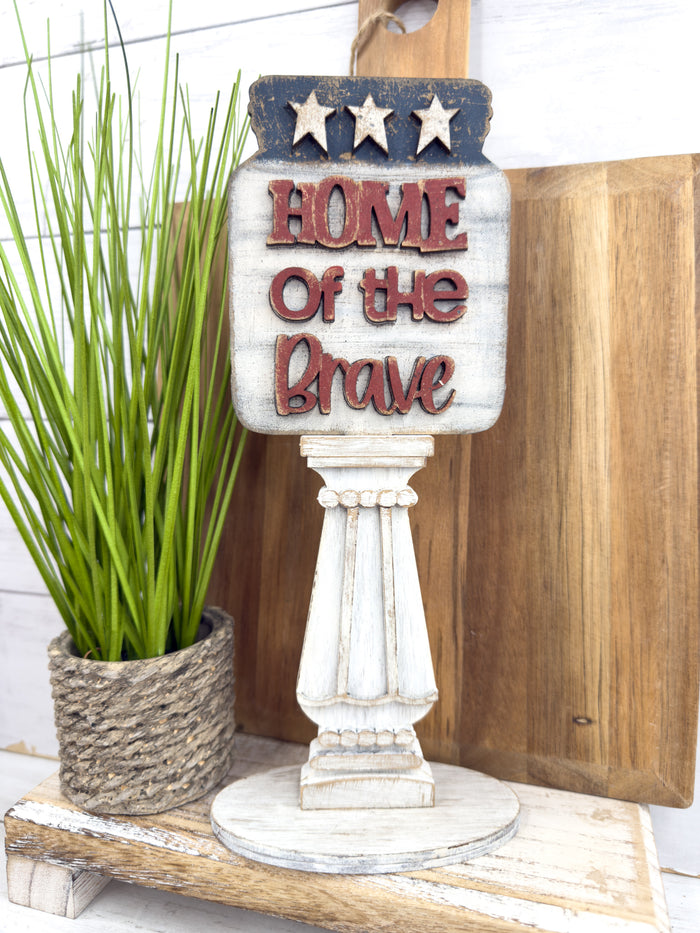 Home of the Brave Insert for Spindle Base