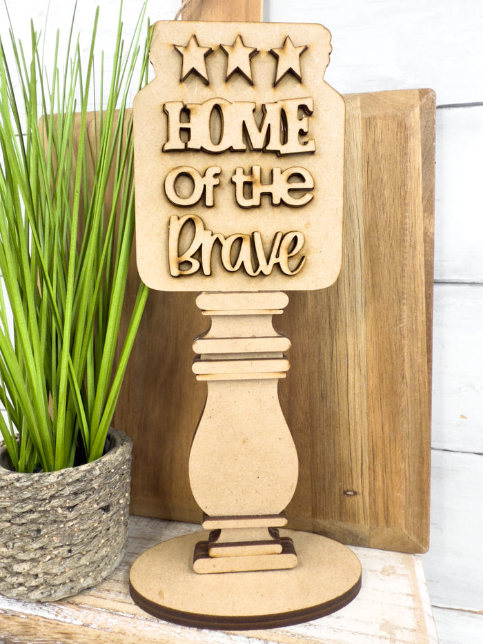 Home of the Brave Insert for Spindle Base