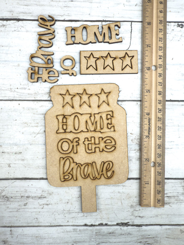 Home of the Brave Insert for Spindle Base