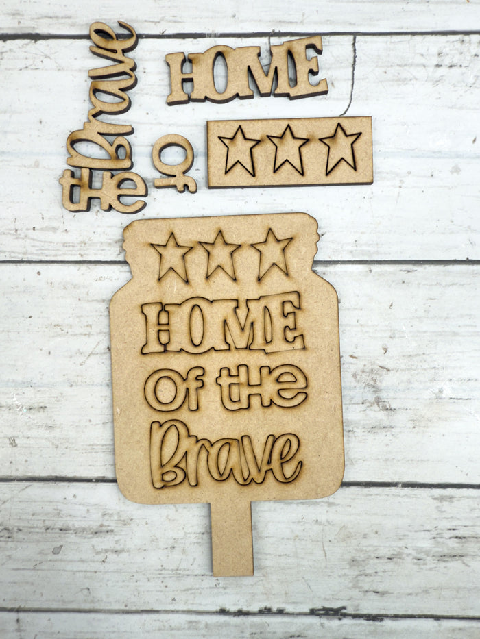 Home of the Brave Insert for Spindle Base