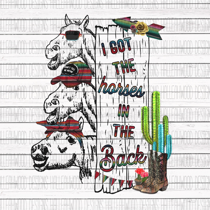 Horses in the Back