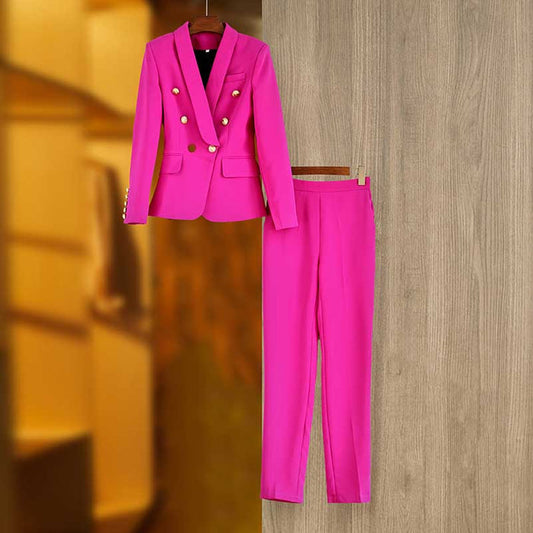 Hot Pink Pantsuit Women