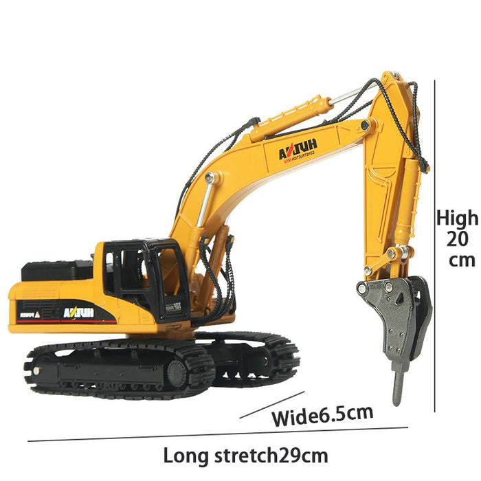 Huina 1711 1:50 Alloy Diecast Rock Breaker 2