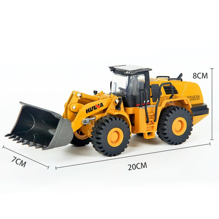 Huina 1714 1:50 Wheel Loader Size