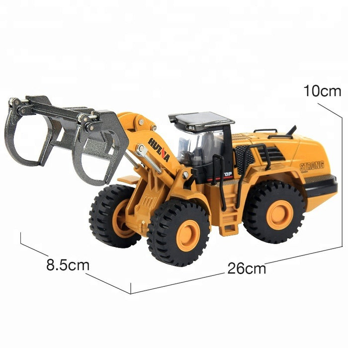 Huina 1713 1:50 Alloy Diecast Timber Loader Size