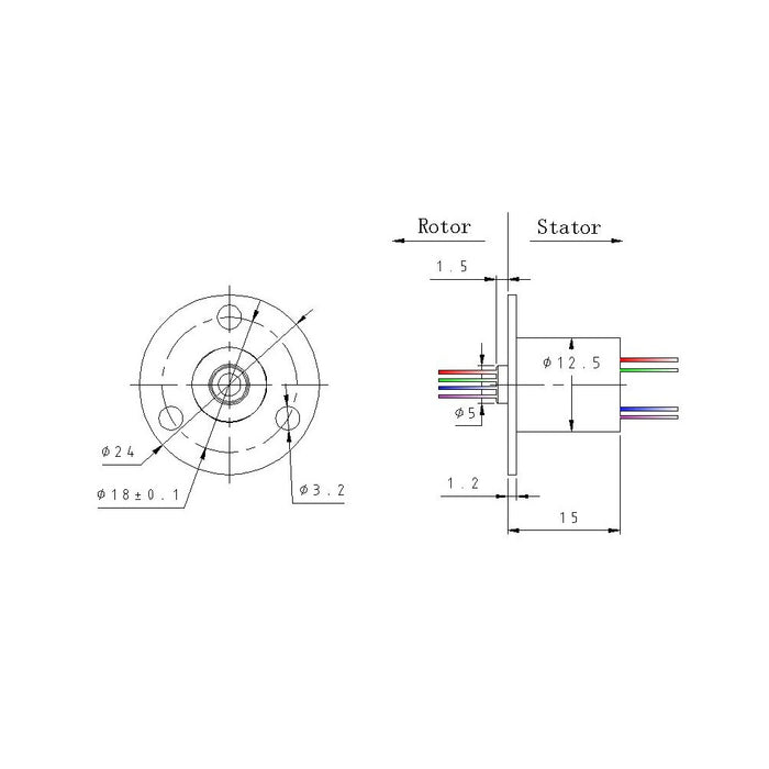Infinite Rotation For HUINA 1592/ RC Excavator