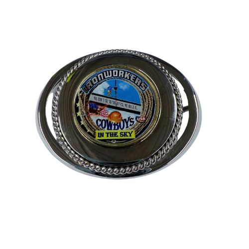 Ironworkers Cowboys In The Sky Belt Buckle #BW-BB-CS