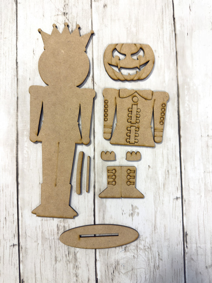 Jack O Lantern King Nutcracker DIY Kit