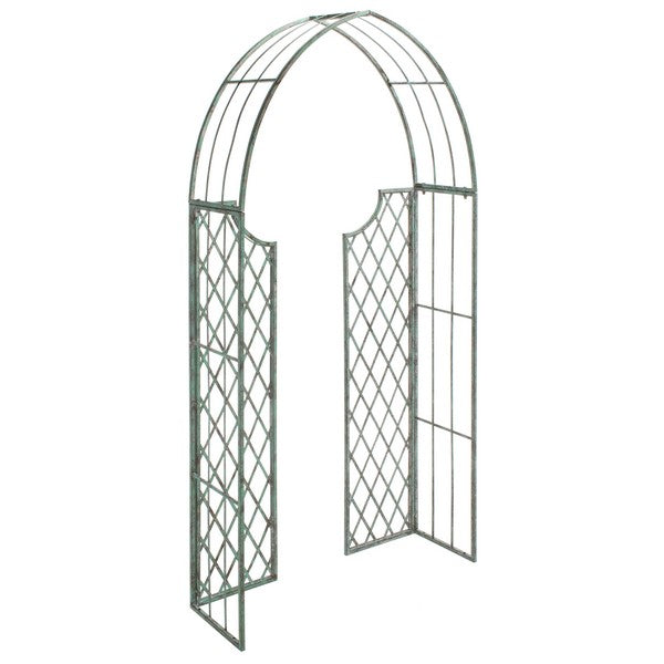 Jaida Iron Arbor in Antique Blue Green