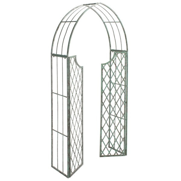 Jaida Iron Arbor in Antique Blue Green