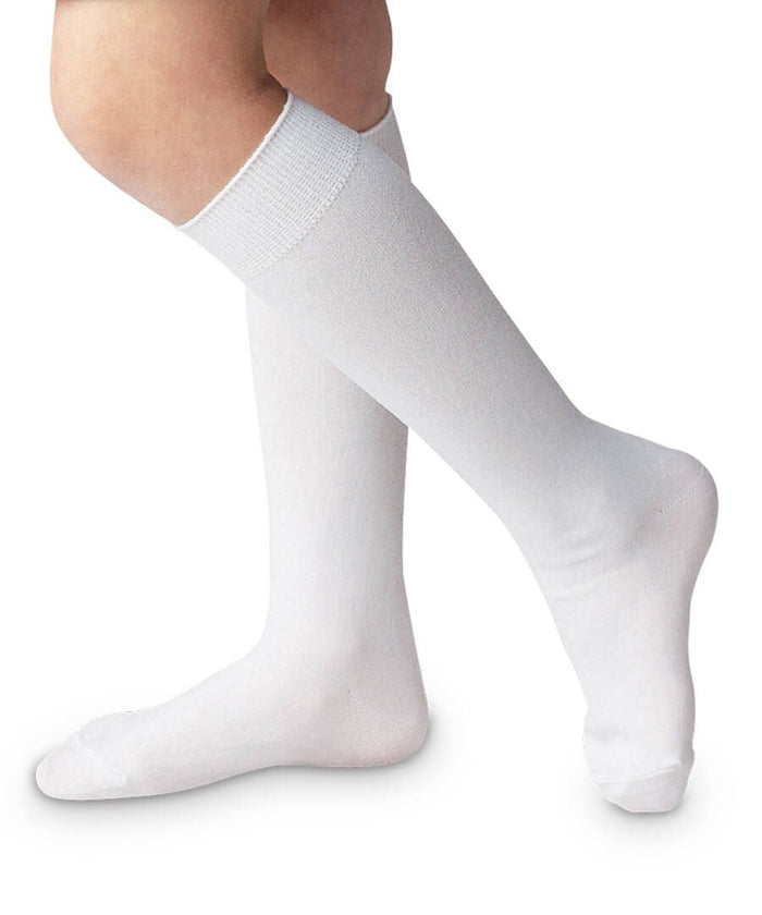 Jefferies Socks - Classic Knee High - White