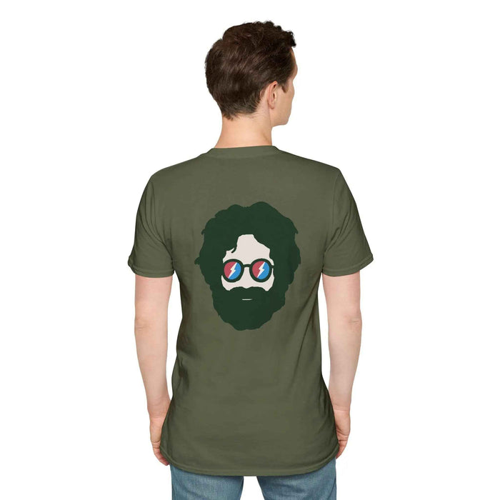 Jerry Garcia Color Match Two-Sided Vineyard Collection T-Shirt