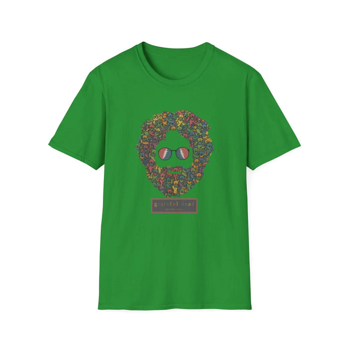 Jerry Garcia Dancing Bears Face - Vineyard Collection T-Shirt