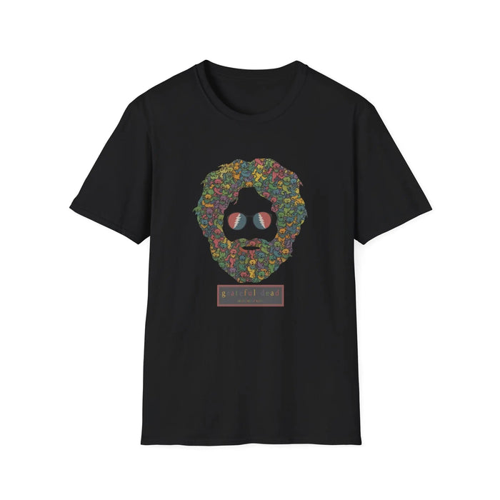 Jerry Garcia Dancing Bears Face - Vineyard Collection T-Shirt