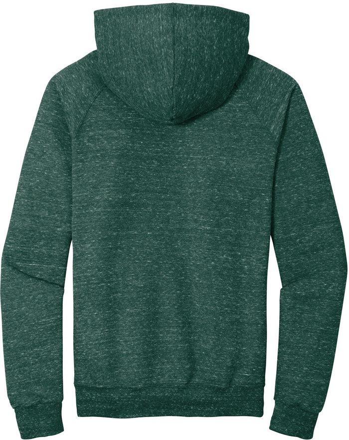 no-logo Jerzees Snow Heather French Terry Raglan Hoodie-Regular-Jerzees-Thread Logic