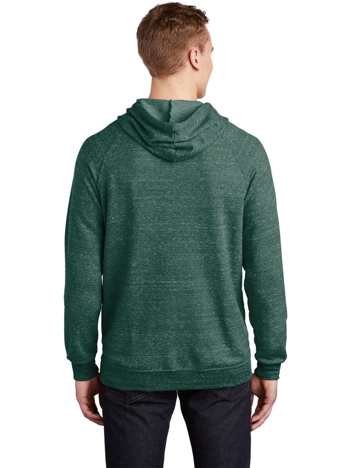 no-logo Jerzees Snow Heather French Terry Raglan Hoodie-Regular-Jerzees-Thread Logic