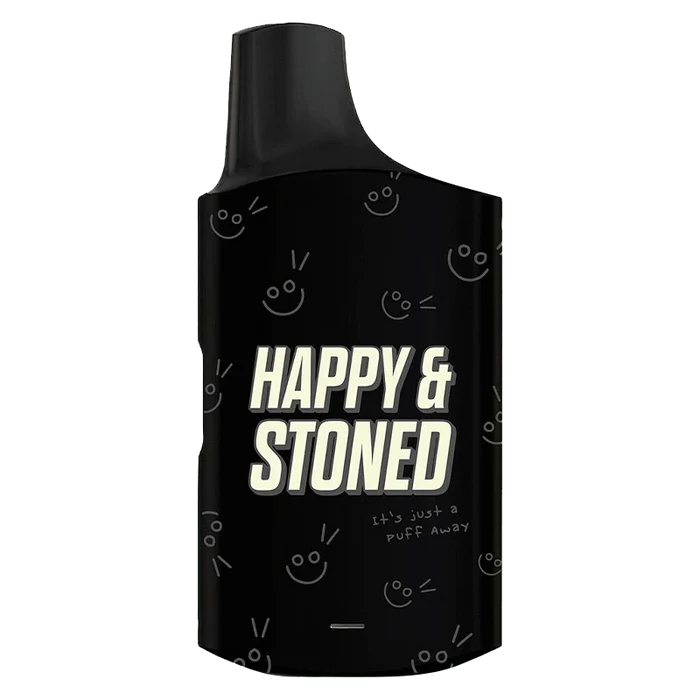 Front view of the Joyride Live Resin Disposable Vape with a sleek, black finish and minimalist design.
