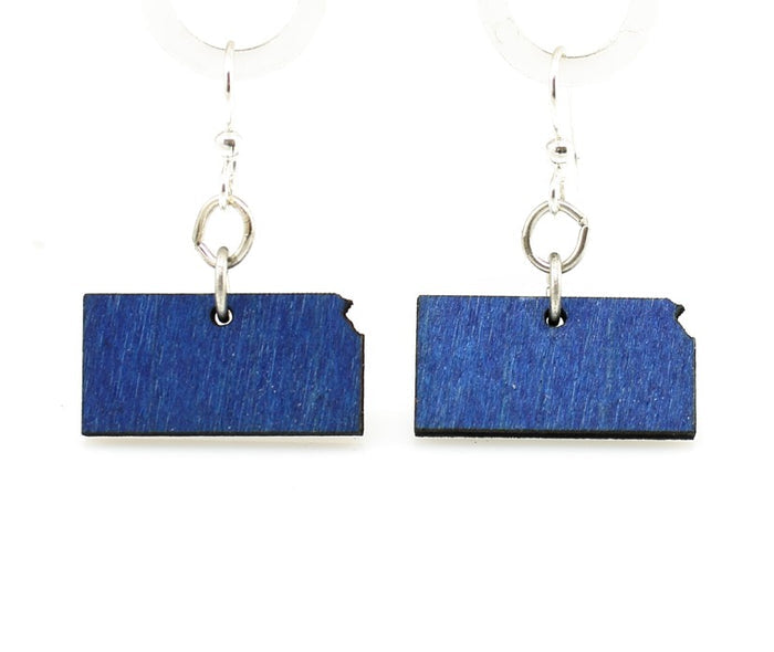 Kansas State Earrings - S016