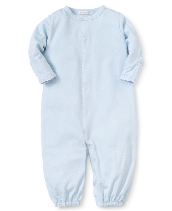Kissy Kissy - Converter Gown - Blue with White Dots
