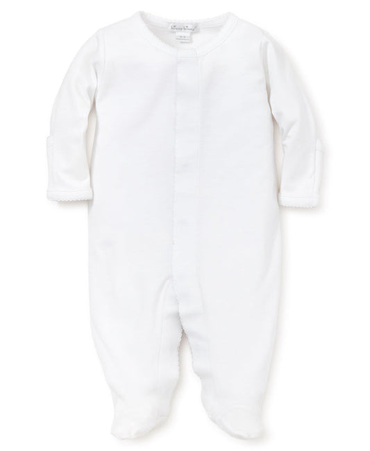 Kissy Kissy - Footie - White with White Trim