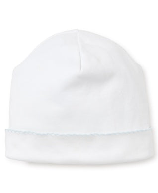 Kissy Kissy - Hat - White w/ Blue Trim