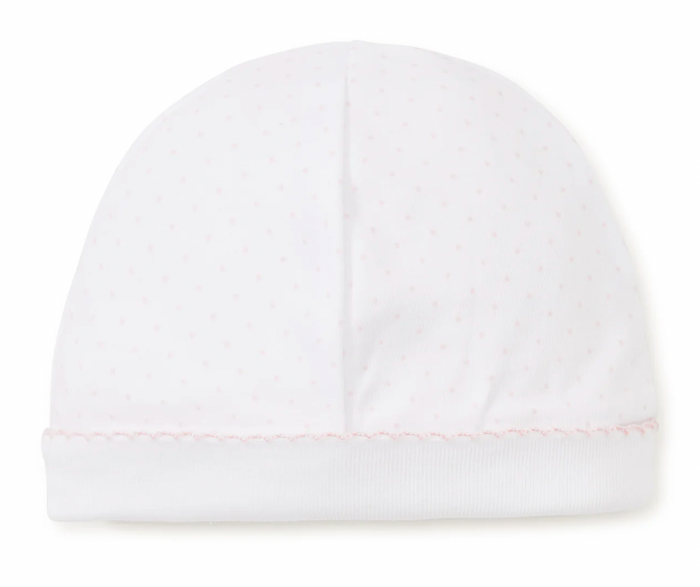 Kissy Kissy - Hat - White w/ Pink Dots