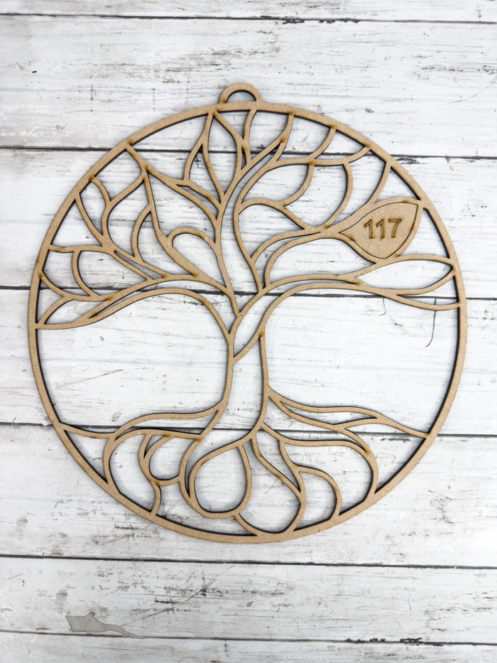 Kit R Style 117 Tree of Life Laser Cutout and Glass