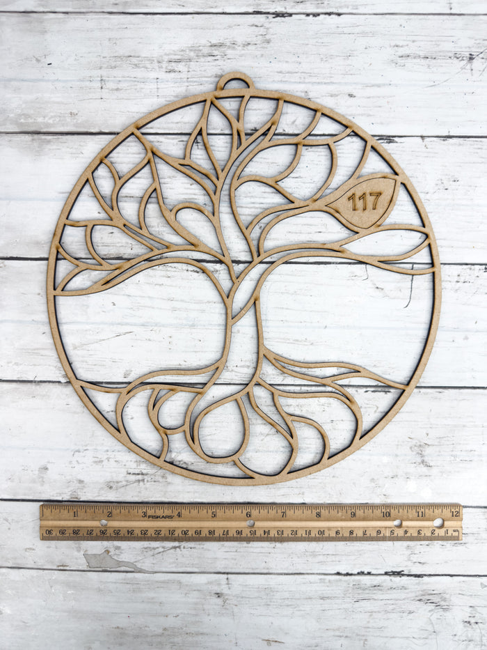 Kit R Style 117 Tree of Life Laser Cutout and Glass